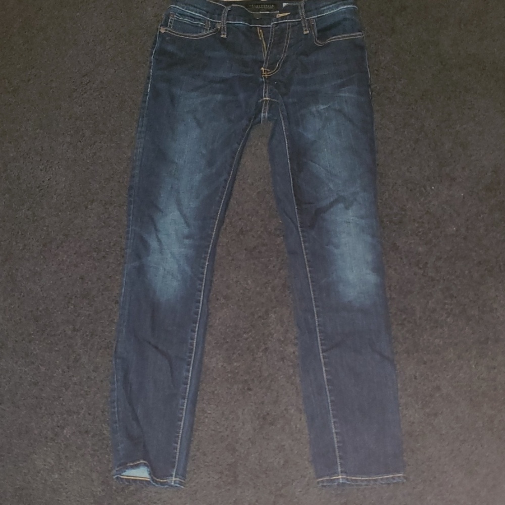 Blue skinny jeans